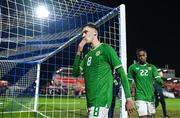 21 November 2023; Matthew Healy of Republic of Ireland after the UEFA European Under-21 Championship Qualifier match between Republic of Ireland and Italy at Turners Cross in Cork. Photo by Eóin Noonan/Sportsfile