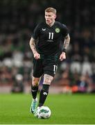 21 November 2023; James McClean of Republic of Ireland during the international friendly match between Republic of Ireland and New Zealand at Aviva Stadium in Dublin. Photo by Stephen McCarthy/Sportsfile