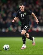 21 November 2023; Jason Knight of Republic of Ireland during the international friendly match between Republic of Ireland and New Zealand at Aviva Stadium in Dublin. Photo by Seb Daly/Sportsfile