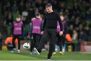 21 November 2023; Republic of Ireland manager Stephen Kenny during the international friendly match between Republic of Ireland and New Zealand at Aviva Stadium in Dublin. Photo by Stephen McCarthy/Sportsfile
