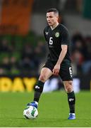 21 November 2023; Josh Cullen of Republic of Ireland during the international friendly match between Republic of Ireland and New Zealand at Aviva Stadium in Dublin. Photo by Seb Daly/Sportsfile