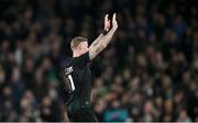 21 November 2023; James McClean of Republic of Ireland makes his way off the pitch after being substituted during the international friendly match between Republic of Ireland and New Zealand at Aviva Stadium in Dublin. Photo by Piaras Ó Mídheach/Sportsfile