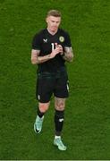 21 November 2023; James McClean of Republic of Ireland is substituted during the international friendly match between Republic of Ireland and New Zealand at Aviva Stadium in Dublin. Photo by Ben McShane/Sportsfile