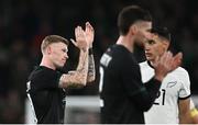 21 November 2023; James McClean of Republic of Ireland applauds supporters as he makes his way off the pitch during the international friendly match between Republic of Ireland and New Zealand at Aviva Stadium in Dublin. Photo by Piaras Ó Mídheach/Sportsfile