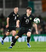 21 November 2023; Andrew Moran of Republic of Ireland during the international friendly match between Republic of Ireland and New Zealand at Aviva Stadium in Dublin. Photo by Stephen McCarthy/Sportsfile