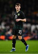 21 November 2023; Andrew Moran of Republic of Ireland during the international friendly match between Republic of Ireland and New Zealand at Aviva Stadium in Dublin. Photo by Piaras Ó Mídheach/Sportsfile
