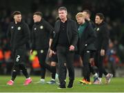 21 November 2023; Republic of Ireland manager Stephen Kenny after the international friendly match between Republic of Ireland and New Zealand at the Aviva Stadium in Dublin. Photo by Michael P Ryan/Sportsfile