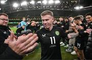 21 November 2023; James McClean of Republic of Ireland after the international friendly match between Republic of Ireland and New Zealand at Aviva Stadium in Dublin. Photo by Stephen McCarthy/Sportsfile