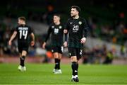 21 November 2023; Mikey Johnston of Republic of Ireland during the international friendly match between Republic of Ireland and New Zealand at the Aviva Stadium in Dublin. Photo by Seb Daly/Sportsfile