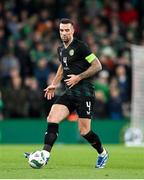 21 November 2023; Shane Duffy of Republic of Ireland during the international friendly match between Republic of Ireland and New Zealand at the Aviva Stadium in Dublin. Photo by Seb Daly/Sportsfile