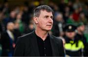21 November 2023; Republic of Ireland manager Stephen Kenny before the international friendly match between Republic of Ireland and New Zealand at Aviva Stadium in Dublin. Photo by Stephen McCarthy/Sportsfile