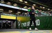 21 November 2023; FAI multimedia executive Matthew Turnbull during the international friendly match between Republic of Ireland and New Zealand at Aviva Stadium in Dublin. Photo by Stephen McCarthy/Sportsfile