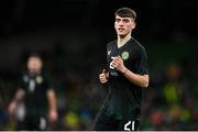 21 November 2023; Andrew Moran of Republic of Ireland during the international friendly match between Republic of Ireland and New Zealand at Aviva Stadium in Dublin. Photo by Stephen McCarthy/Sportsfile