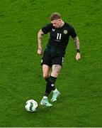 21 November 2023; James McClean of Republic of Ireland during the international friendly match between Republic of Ireland and New Zealand at Aviva Stadium in Dublin. Photo by Ben McShane/Sportsfile