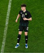 21 November 2023; Andrew Moran of Republic of Ireland during the international friendly match between Republic of Ireland and New Zealand at Aviva Stadium in Dublin. Photo by Ben McShane/Sportsfile