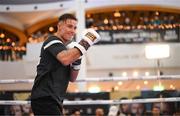 22 November 2023; Paddy Donovan during public workouts, held at Liffey Valley Shopping Centre in Clondalkin, Dublin, ahead of his WBA continental welterweight title fight with Danny Ball, on November 25th at 3Arena in Dublin. Photo by Stephen McCarthy/Sportsfile