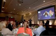 22 November 2023; Joint athletes of the Year Rhasidat Adeleke and Ciara Mageean are announced during the 123.ie National Athletics Awards at Crowne Plaza Hotel in Santry, Dublin. A full list of winners from the event can be found at AthleticsIreland.ie Photo by Sam Barnes/Sportsfile