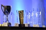 22 November 2023; A general view of awards before the 123.ie National Athletics Awards at Crowne Plaza Hotel in Santry, Dublin. A full list of winners from the event can be found at AthleticsIreland.ie Photo by Sam Barnes/Sportsfile