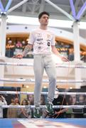 22 November 2023; John Cooney during public workouts, held at Liffey Valley Shopping Centre in Clondalkin, Dublin, ahead of his celtic super featherweight title fight with Liam Gaynor, on November 25th at 3Arena in Dublin. Photo by Stephen McCarthy/Sportsfile