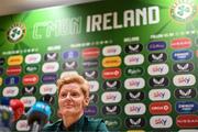 23 November 2023; Interim head coach Eileen Gleeson during a Republic of Ireland women squad announcement at FAI Headquarters in Abbotstown, Dublin. Photo by Ben McShane/Sportsfile