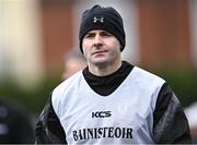 19 November 2023; St Loman's Mullingar manager Patrick Dowdall during the AIB Leinster GAA Football Senior Club Championship Semi-Final match between St Loman's Mullingar, Mullingar, and Naas, Kildare, at TEG Cusack Park in Mullingar, Westmeath. Photo by Piaras Ó Mídheach/Sportsfile