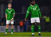 21 November 2023; Sam Curtis of Republic of Ireland during the UEFA European Under-21 Championship Qualifier match between Republic of Ireland and Italy at Turners Cross in Cork. Photo by Eóin Noonan/Sportsfile