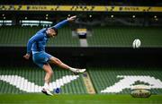 24 November 2023; Ross Byrne during a Leinster Rugby captain's run at the Aviva Stadium in Dublin. Photo by Harry Murphy/Sportsfile