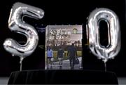 24 November 2023; A general view of of the Allianz Cumann na mBunscol 50th anniversary book, &quot;50 Bliain ag Fás&quot;, at Croke Park in Dublin. Photo by Sam Barnes/Sportsfile