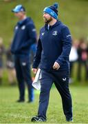 20 November 2023; Senior kitman Jim Bastick during a squad training session on the Leinster Rugby 12 Counties Tour at Kilkenny College in Kilkenny. Photo by Harry Murphy/Sportsfile