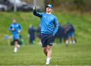 20 November 2023; Sports scientist Jack O'Brien during a squad training session on the Leinster Rugby 12 Counties Tour at Kilkenny College in Kilkenny. Photo by Harry Murphy/Sportsfile