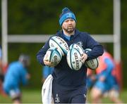 20 November 2023; Senior kitman Jim Bastick during a squad training session on the Leinster Rugby 12 Counties Tour at Kilkenny College in Kilkenny. Photo by Harry Murphy/Sportsfile