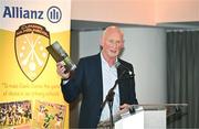 24 November 2023; Former Kilkenny hurling manager Brian Cody speaking at the launch of the Allianz Cumann na mBunscol 50th anniversary book, &quot;50 Bliain ag Fás’, at Croke Park in Dublin. Photo by Sam Barnes/Sportsfile