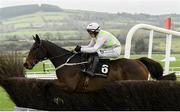 25 November 2023; Gaelic Warrior, with Paul Townend up, jump the last on their way to winning the Conway Piling Beginners Steeplechase on day one of the Punchestown Winter Festival at Punchestown Racecourse in Kildare. Photo by Matt Browne/Sportsfile