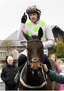 25 November 2023; Paul Townend on Gaelic Warrior after winning the Conway Piling Beginners Steeplechase on day one of the Punchestown Winter Festival at Punchestown Racecourse in Kildare. Photo by Matt Browne/Sportsfile