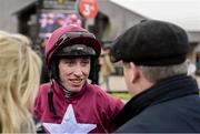 25 November 2023; Jack Kennedy after winning the Liam & Valerie Brennan Florida Pearl Novice Steeplechase with Favori De Champdou  on day one of the Punchestown Winter Festival at Punchestown Racecourse in Kildare. Photo by Matt Browne/Sportsfile