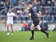 25 November 2023; Referee Seán Stack during the AIB Leinster GAA Hurling Senior Club Championship semi-final match between Kilcormac-Killoughey, Offaly, and O'Loughlin Gaels, Kilkenny, at Glenisk O'Connor Park in Tullamore, Offaly. Photo by Piaras Ó Mídheach/Sportsfile