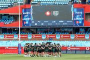 25 November 2023; Connacht players huddle before the United Rugby Championship match between Vodacom Bulls and Connacht at Loftus Versfeld Stadium in Pretoria, South Africa. Photo by Shaun Roy/Sportsfile