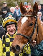 25 November 2023; Paul Townend after winning the Unibet Morgiana Hurdle with State Man on day one of the Punchestown Winter Festival at Punchestown Racecourse in Kildare. Photo by Matt Browne/Sportsfile