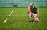 25 November 2023; Oisín Mahon of Kilcormac-Killoughey after his side's defeat in the AIB Leinster GAA Hurling Senior Club Championship semi-final match between Kilcormac-Killoughey, Offaly, and O'Loughlin Gaels, Kilkenny, at Glenisk O'Connor Park in Tullamore, Offaly. Photo by Piaras Ó Mídheach/Sportsfile