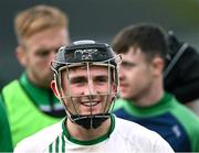 25 November 2023; Mikey Butler of O'Loughlin Gaels after his side's victory in the AIB Leinster GAA Hurling Senior Club Championship semi-final match between Kilcormac-Killoughey, Offaly, and O'Loughlin Gaels, Kilkenny, at Glenisk O'Connor Park in Tullamore, Offaly. Photo by Piaras Ó Mídheach/Sportsfile