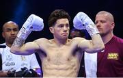 25 November 2023; John Cooney during his BBBC Celtic super-featherweight bout against Liam Gaynor at the 3Arena in Dublin. Photo by Stephen McCarthy/Sportsfile