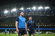 25 November 2023; Jack Conan of Leinster walks the pitch before the United Rugby Championship match between Leinster and Munster at the Aviva Stadium in Dublin. Photo by Harry Murphy/Sportsfile