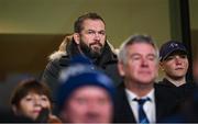 25 November 2023; Ireland head coach Andy Farrell before the United Rugby Championship match between Leinster and Munster at the Aviva Stadium in Dublin. Photo by David Fitzgerald/Sportsfile