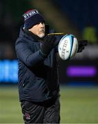 25 November 2023; Ulster head coach Dan McFarland before the United Rugby Championship match between Glasgow Warriors and Ulster at Scotstoun Stadium in Glasgow, Scotland. Photo by Paul Devlin/Sportsfile