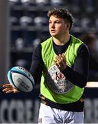 25 November 2023; Lorcan McLoughlin of Ulster warms up before the United Rugby Championship match between Glasgow Warriors and Ulster at Scotstoun Stadium in Glasgow, Scotland. Photo by Paul Devlin/Sportsfile