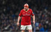25 November 2023; Stephen Archer of Munster during the United Rugby Championship match between Leinster and Munster at the Aviva Stadium in Dublin. Photo by David Fitzgerald/Sportsfile