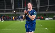 25 November 2023; James Ryan of Leinster after his side's victory in the United Rugby Championship match between Leinster and Munster at the Aviva Stadium in Dublin. Photo by Harry Murphy/Sportsfile