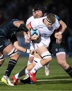 25 November 2023; Matty Rea of Ulster in action during the United Rugby Championship match between Glasgow Warriors and Ulster at Scotstoun Stadium in Glasgow, Scotland. Photo by Paul Devlin/Sportsfile
