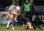25 November 2023; Rueben Crothers of Ulster in action during the United Rugby Championship match between Glasgow Warriors and Ulster at Scotstoun Stadium in Glasgow, Scotland. Photo by Paul Devlin/Sportsfile