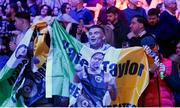 25 November 2023; Katie Taylor supporters at the 3Arena in Dublin. Photo by Stephen McCarthy/Sportsfile